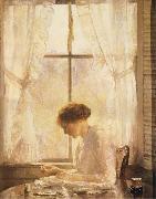 Joseph Ducreux The Seamstress oil painting